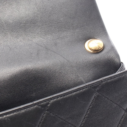 ミニマトラッセ トップハンドル 2WAY チェーンショルダーバッグ ラムスキン ブラック ゴールド金具 シャネル バッグ CHANEL