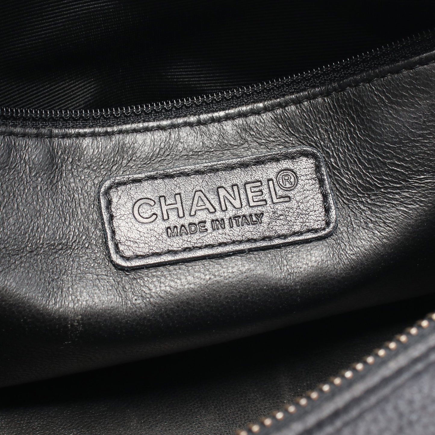 マトラッセ ミニ ハンドバッグ ミニボストンバッグ レザー エナメルレザー ブラック シルバー金具 シャネル バッグ CHANEL