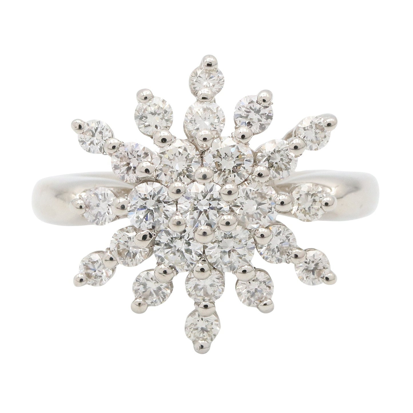 ダイヤリング リング 指輪 PT100 ダイヤモンド クリア プラチナ ノーブランドジュエリー アクセサリー NO BRAND JEWELRY