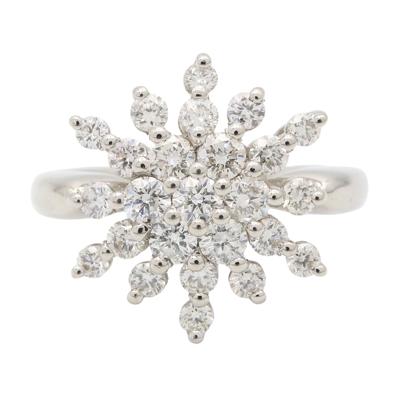 ダイヤリング リング 指輪 PT100 ダイヤモンド クリア プラチナ ノーブランドジュエリー アクセサリー NO BRAND JEWELRY