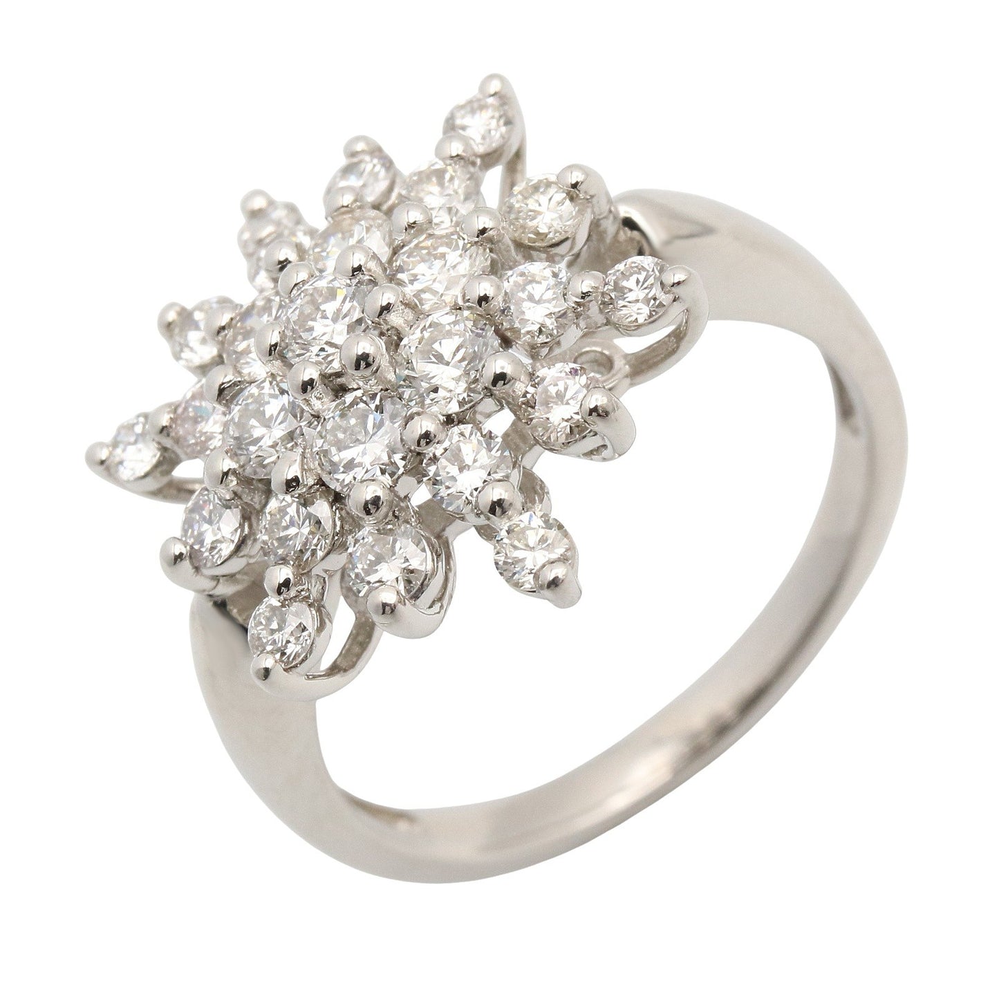 ダイヤリング リング 指輪 PT100 ダイヤモンド クリア プラチナ ノーブランドジュエリー アクセサリー NO BRAND JEWELRY