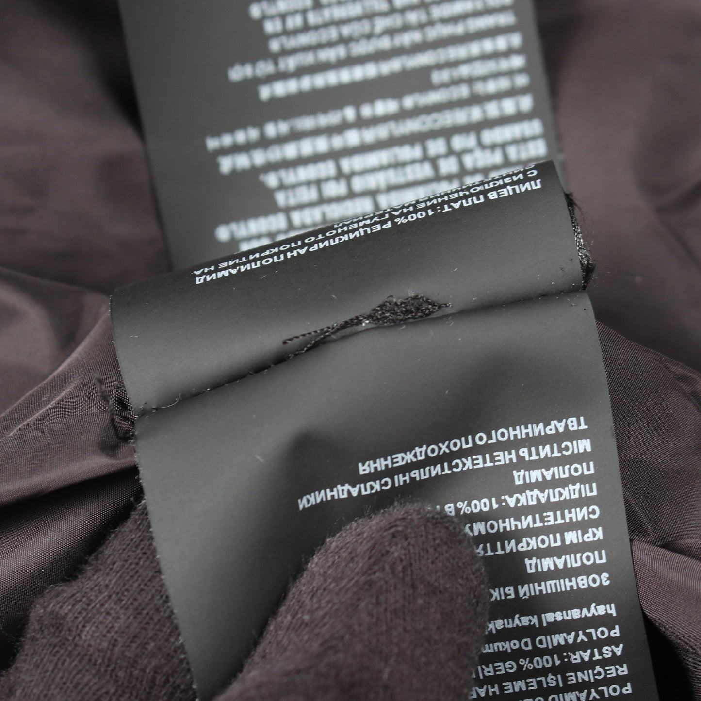 Re-Nylon 三角プレート 半袖 ワンピース ナイロン ブラック プラダ
