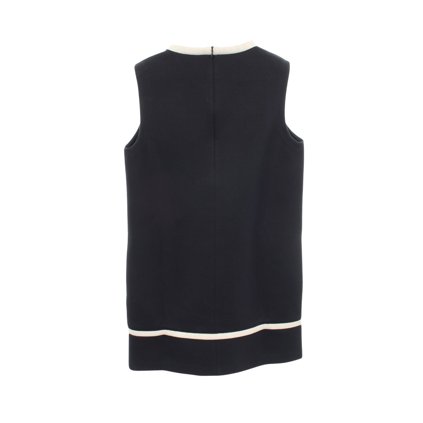 ノースリーブ ワンピース ビスコース ネイビー ライトグレー エスマックスマーラ ワンピース S Max Mara