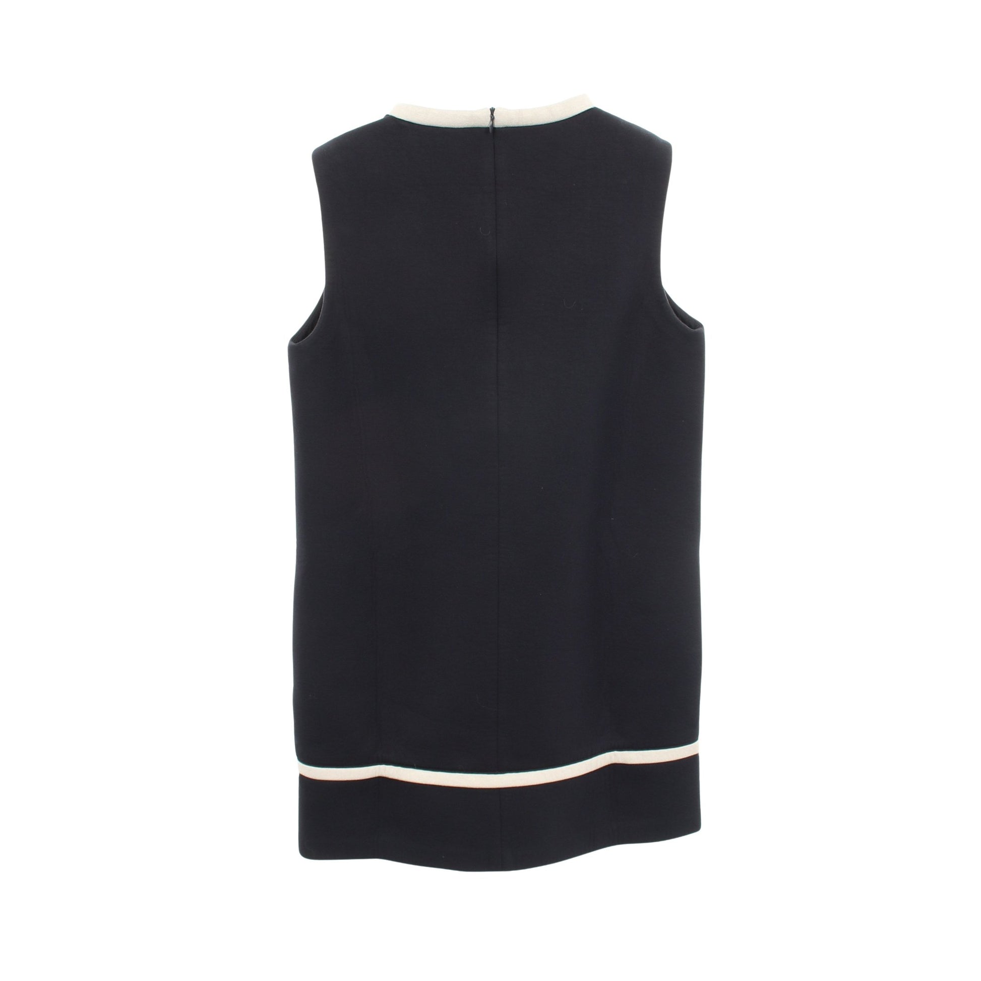 ノースリーブ ワンピース ビスコース ネイビー ライトグレー エスマックスマーラ ワンピース S Max Mara
