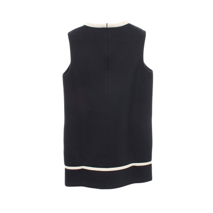ノースリーブ ワンピース ビスコース ネイビー ライトグレー エスマックスマーラ ワンピース S Max Mara