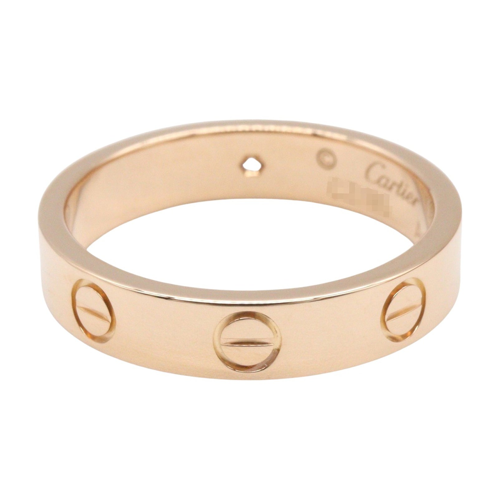 ミニラブリング 1PD リング 指輪 K18PG ダイヤモンド ピンクゴールド クリア カルティエ アクセサリー Cartier