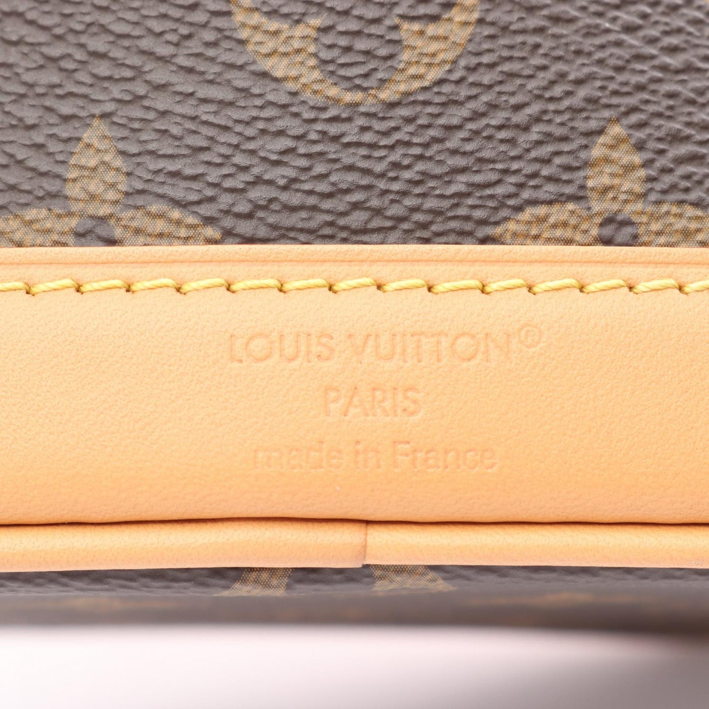 ナノ ノエ モノグラム 2WAY ハンドバッグ PVC レザー ブラウン ルイヴィトン バッグ LOUIS VUITTON