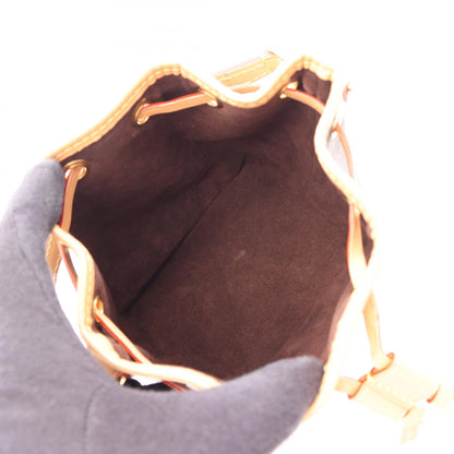 ナノ ノエ モノグラム 2WAY ハンドバッグ PVC レザー ブラウン ルイヴィトン バッグ LOUIS VUITTON