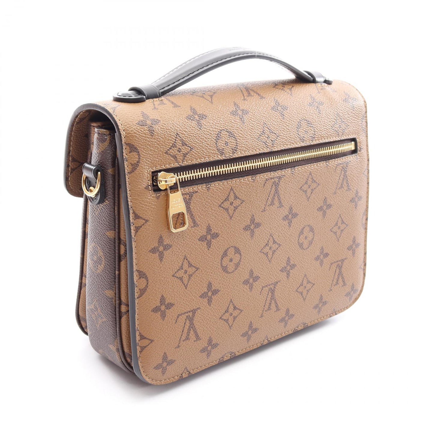 ポシェット メティス MM モノグラムリバース 2WAY ハンドバッグ PVC レザー ブラウン ブラック ルイヴィトン バッグ LOUIS VUITTON