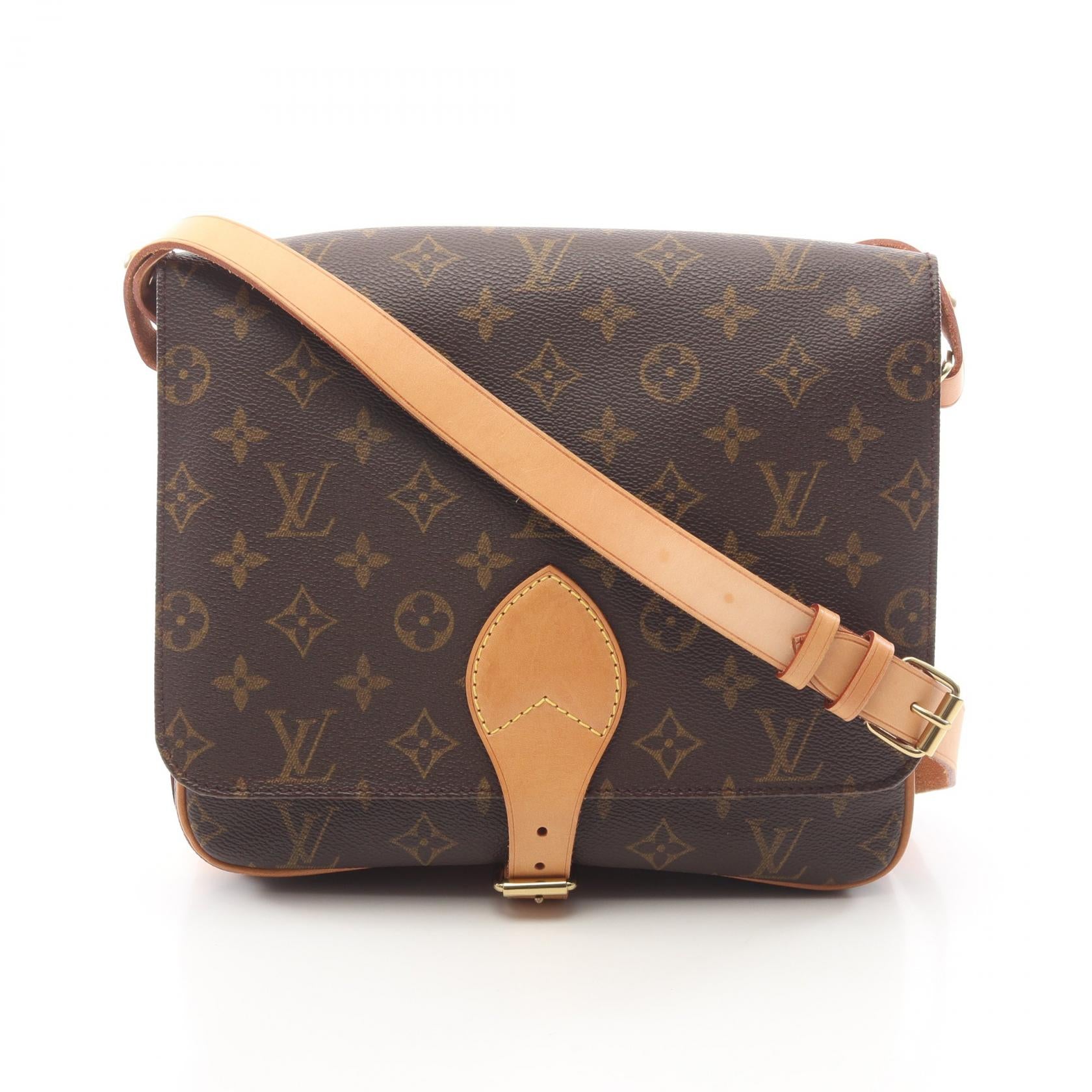 カルトシエールGM モノグラム ショルダーバッグ PVC レザー ブラウン ルイヴィトン バッグ LOUIS VUITTON