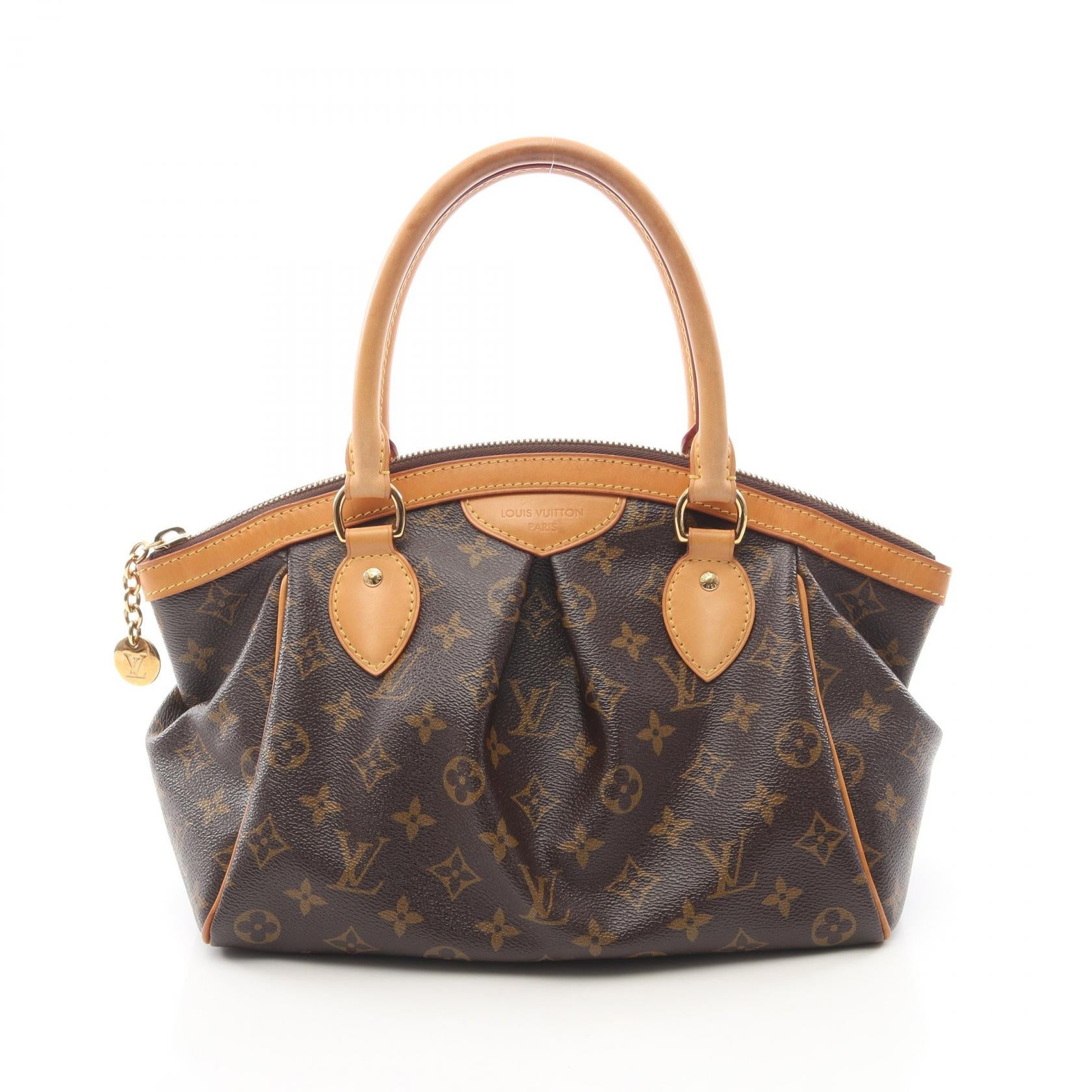 ティヴォリPM モノグラム ハンドバッグ PVC レザー ブラウン ルイヴィトン バッグ LOUIS VUITTON