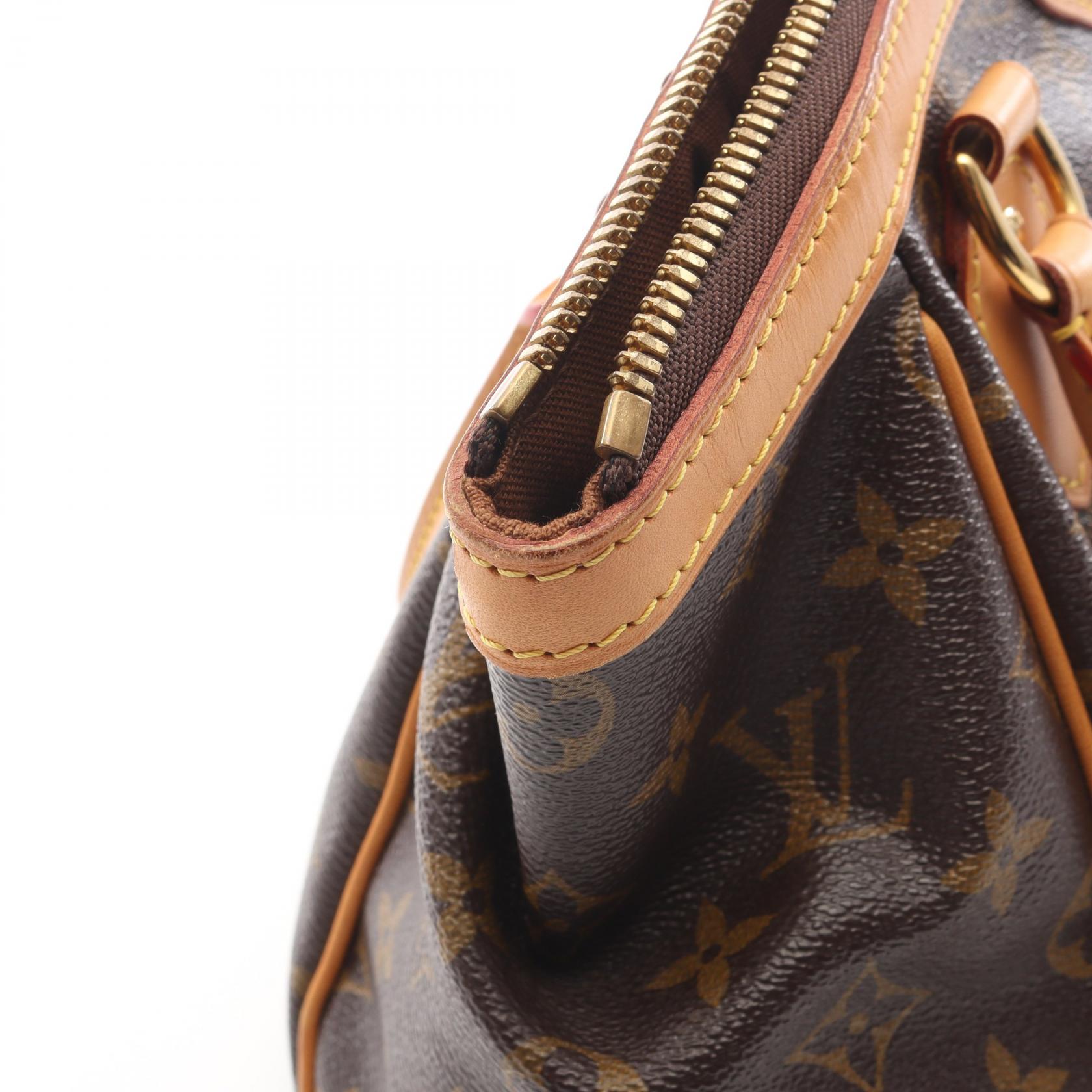 ティヴォリPM モノグラム ハンドバッグ PVC レザー ブラウン ルイヴィトン バッグ LOUIS VUITTON