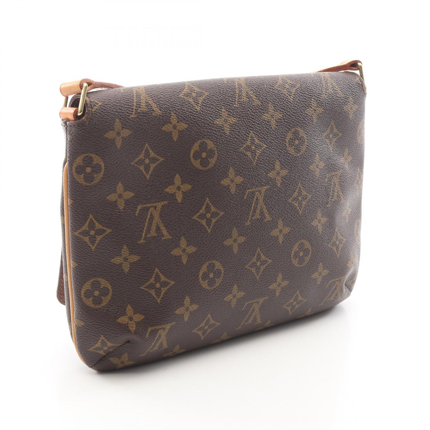 ミュゼットタンゴ ショートストラップ モノグラム ショルダーバッグ PVC レザー ブラウン ルイヴィトン バッグ LOUIS VUITTON