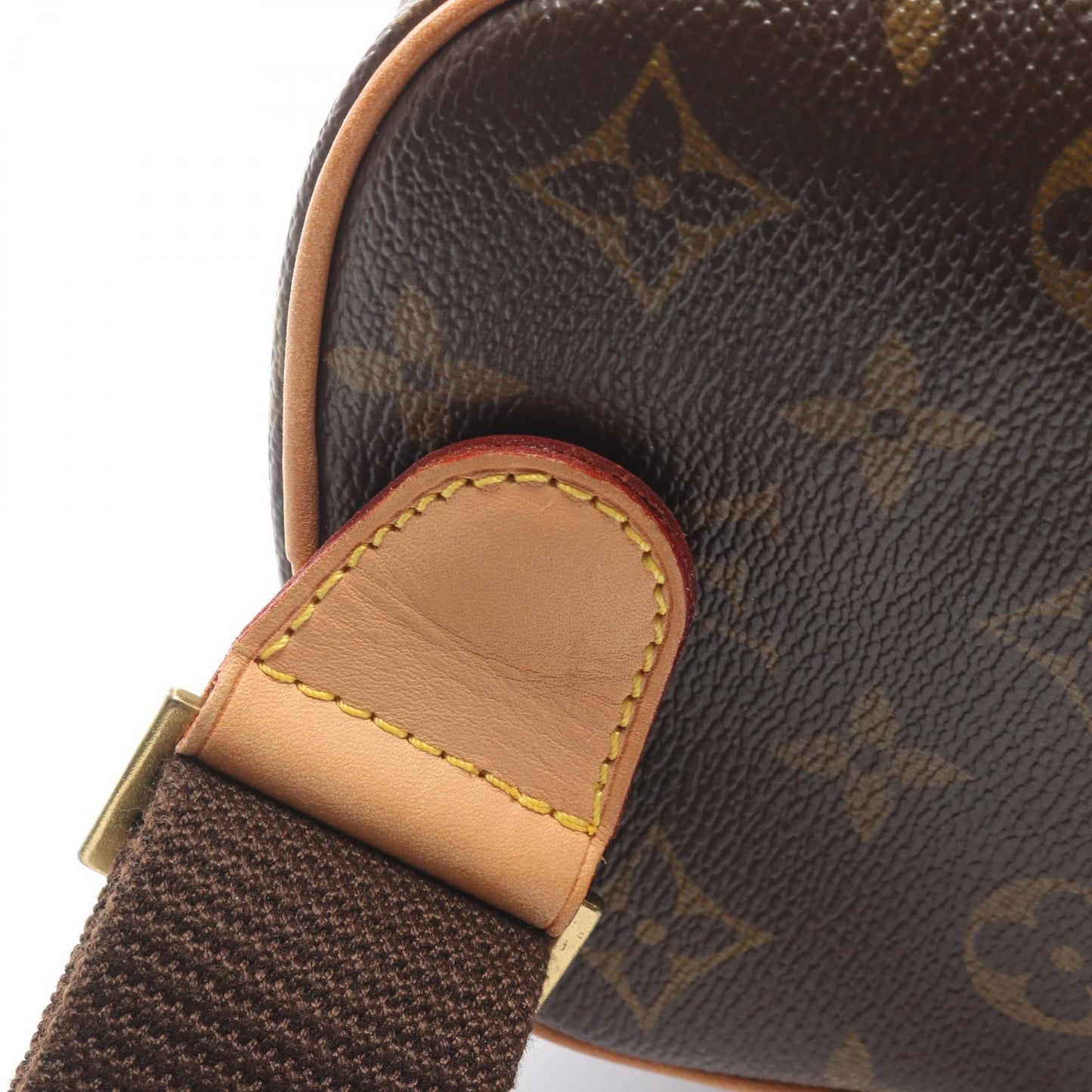 ポシェットガンジュ モノグラム ボディバッグ PVC レザー ブラウン ルイヴィトン バッグ LOUIS VUITTON