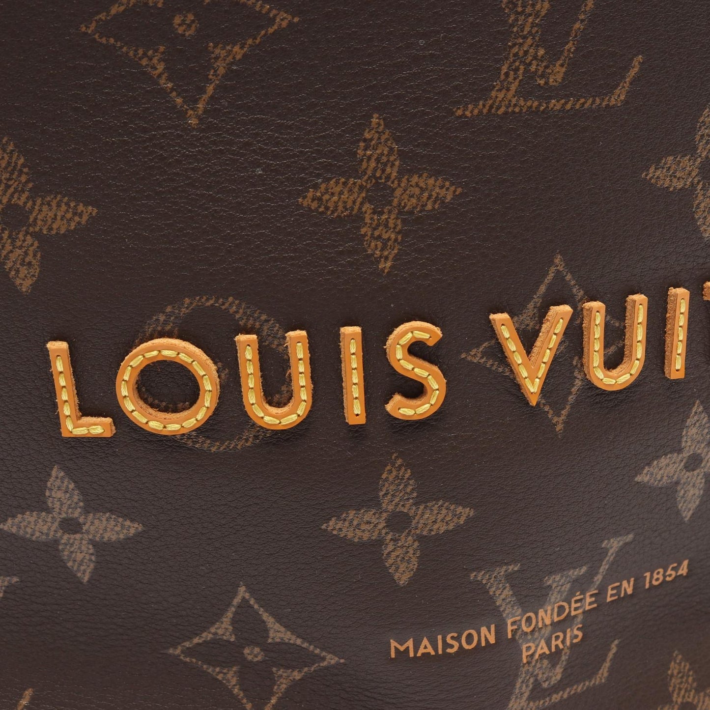 ショッパー トートMINI 2WAY ハンドバッグ トートバッグ レザー ブラウン イエローブラウン ルイヴィトン バッグ LOUIS VUITTON