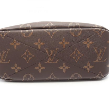 ショッパー トートMINI 2WAY ハンドバッグ トートバッグ レザー ブラウン イエローブラウン ルイヴィトン バッグ LOUIS VUITTON