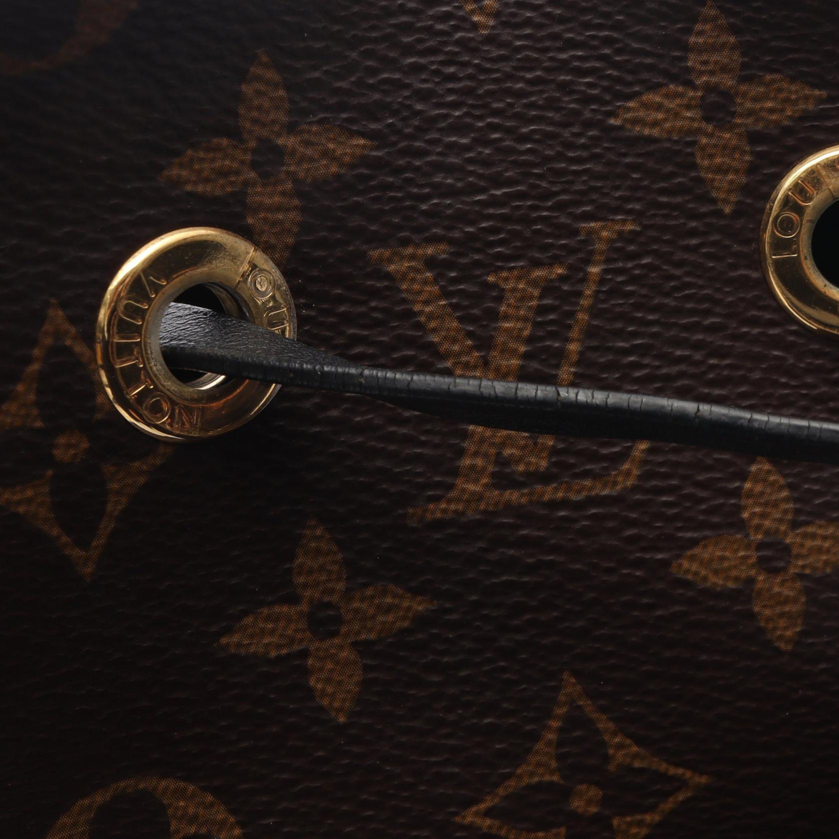 ネオノエ モノグラム ノワール ショルダーバッグ PVC レザー ブラウン ブラック ルイヴィトン バッグ LOUIS VUITTON