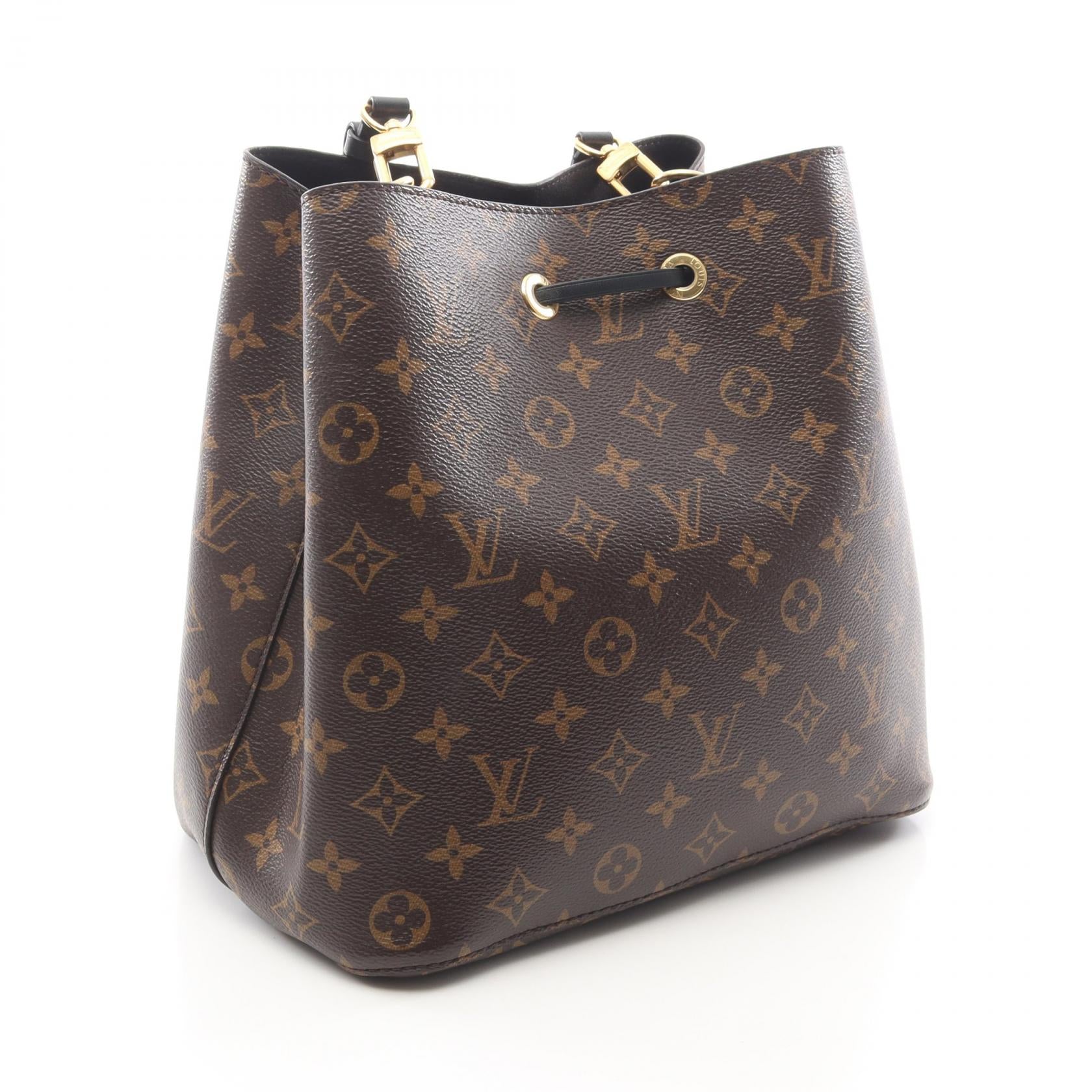 ネオノエ モノグラム ノワール ショルダーバッグ PVC レザー ブラウン ブラック ルイヴィトン バッグ LOUIS VUITTON