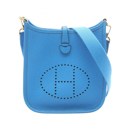 エヴリンTPM アマゾン ブルーイドラ ショルダーバッグ トリヨンクレマンス ブルー ゴールド金具 W刻印 エルメス バッグ HERMES