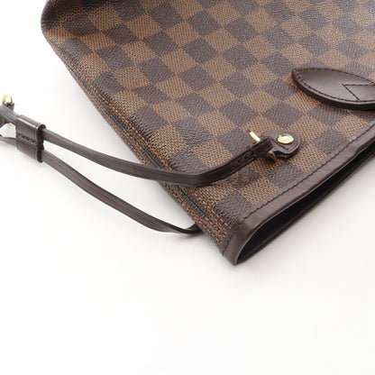 ネヴァーフルPM ダミエエベヌ ハンドバッグ トートバッグ PVC レザー ブラウン ルイヴィトン バッグ LOUIS VUITTON