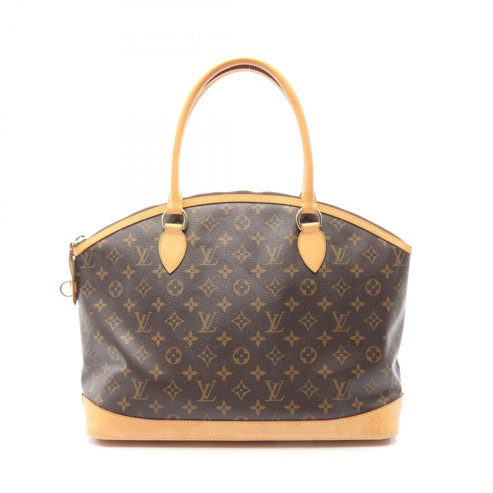 ロックイットオリゾンタル モノグラム ハンドバッグ トートバッグ PVC レザー ブラウン ルイヴィトン バッグ LOUIS VUITTON