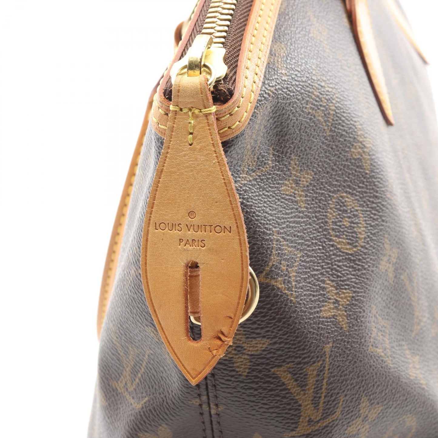 ロックイットオリゾンタル モノグラム ハンドバッグ トートバッグ PVC レザー ブラウン ルイヴィトン バッグ LOUIS VUITTON