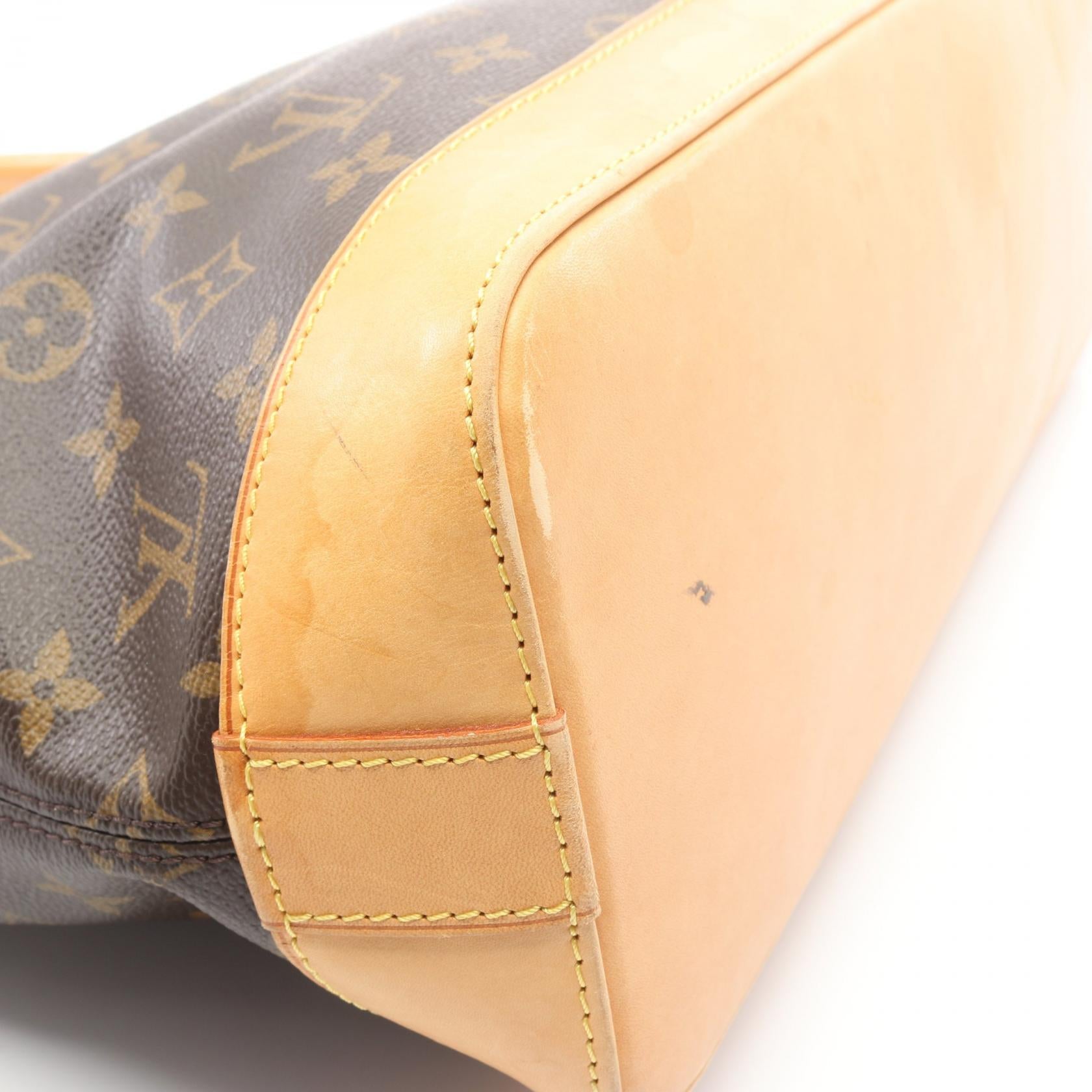 ロックイットオリゾンタル モノグラム ハンドバッグ トートバッグ PVC レザー ブラウン ルイヴィトン バッグ LOUIS VUITTON