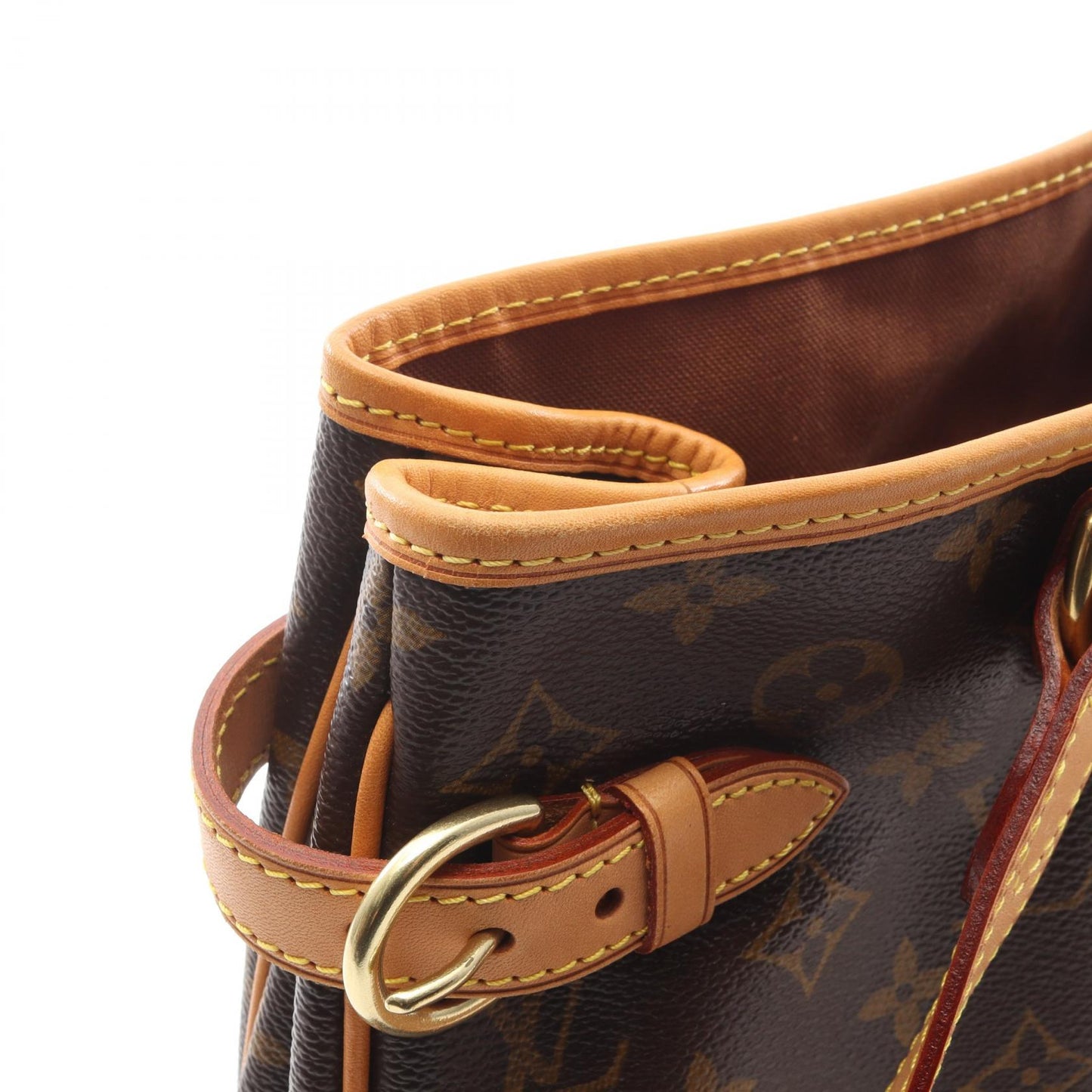 バティニョール オリゾンタル モノグラム ショルダーバッグ PVC レザー ブラウン ルイヴィトン バッグ LOUIS VUITTON