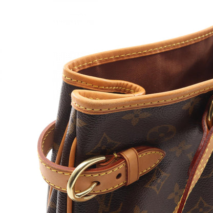 バティニョール オリゾンタル モノグラム ショルダーバッグ PVC レザー ブラウン ルイヴィトン バッグ LOUIS VUITTON
