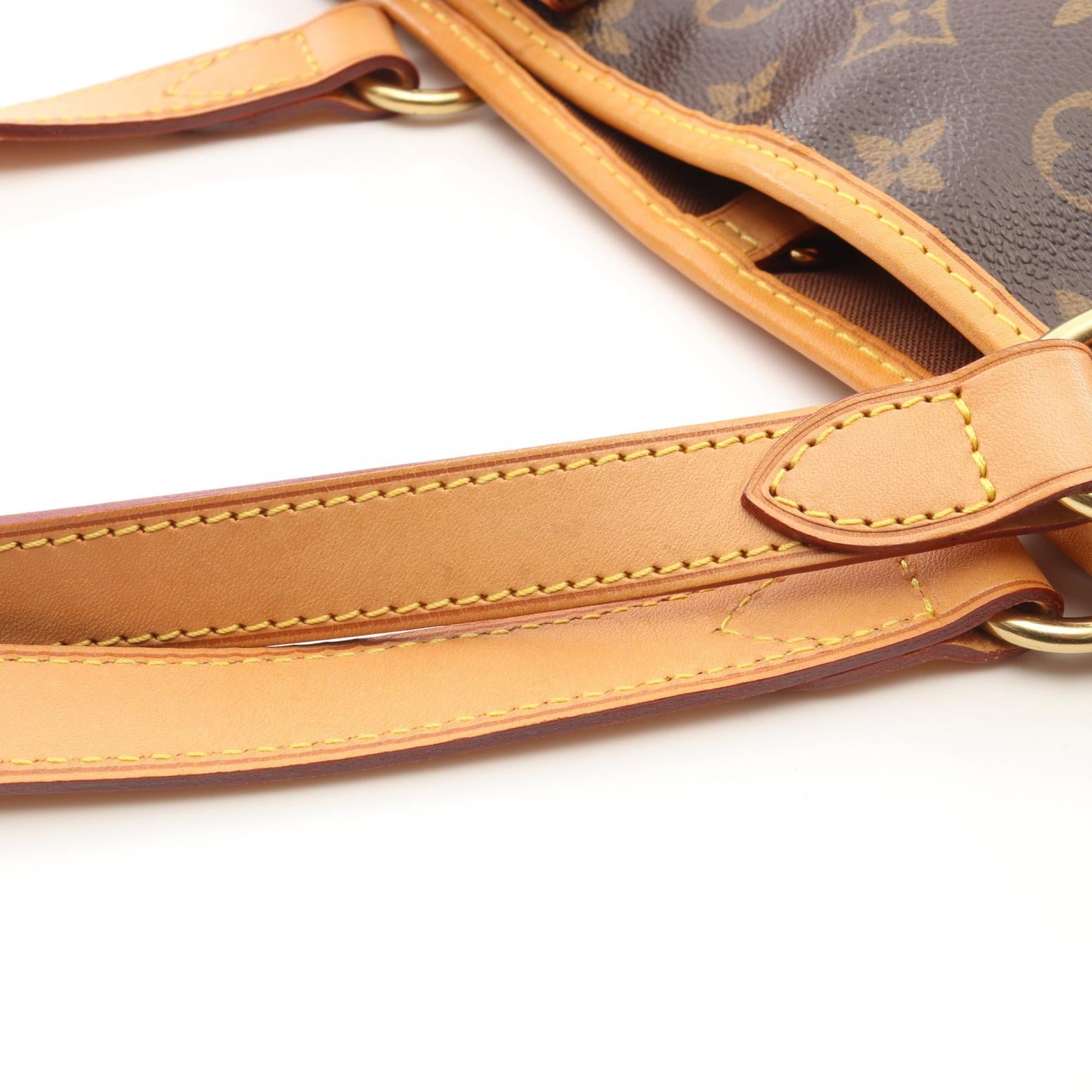 バティニョール オリゾンタル モノグラム ショルダーバッグ PVC レザー ブラウン ルイヴィトン バッグ LOUIS VUITTON