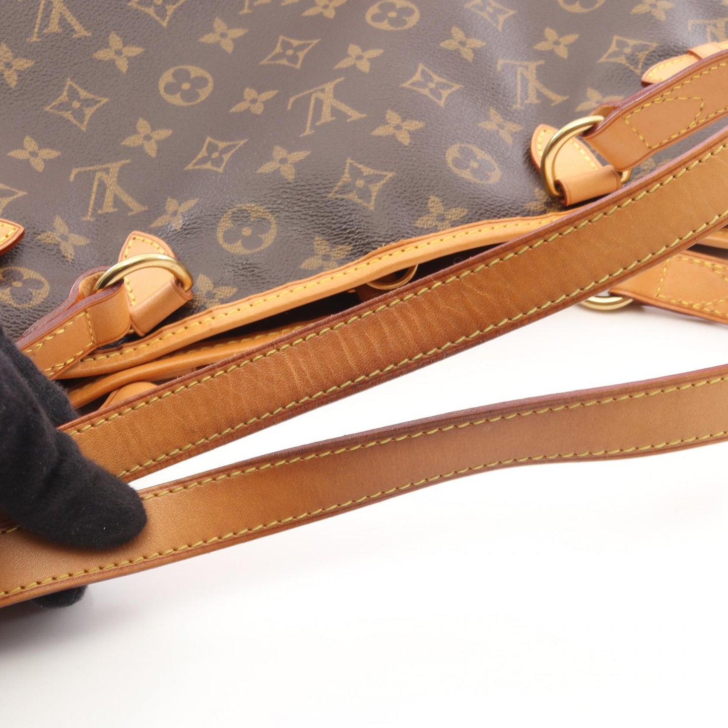 バティニョール オリゾンタル モノグラム ショルダーバッグ PVC レザー ブラウン ルイヴィトン バッグ LOUIS VUITTON