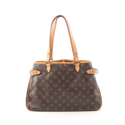 バティニョール オリゾンタル モノグラム ショルダーバッグ PVC レザー ブラウン ルイヴィトン バッグ LOUIS VUITTON