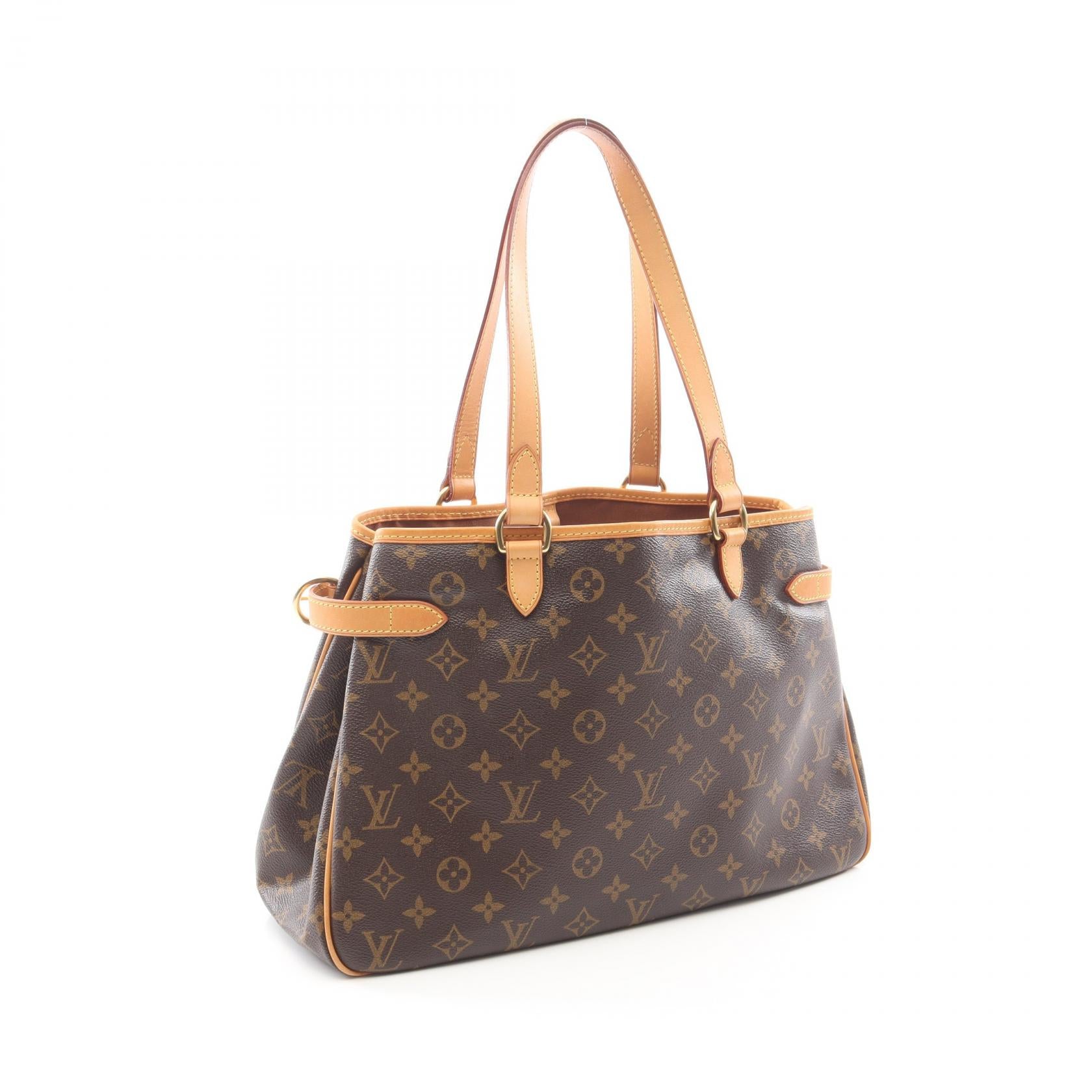 バティニョール オリゾンタル モノグラム ショルダーバッグ PVC レザー ブラウン ルイヴィトン バッグ LOUIS VUITTON