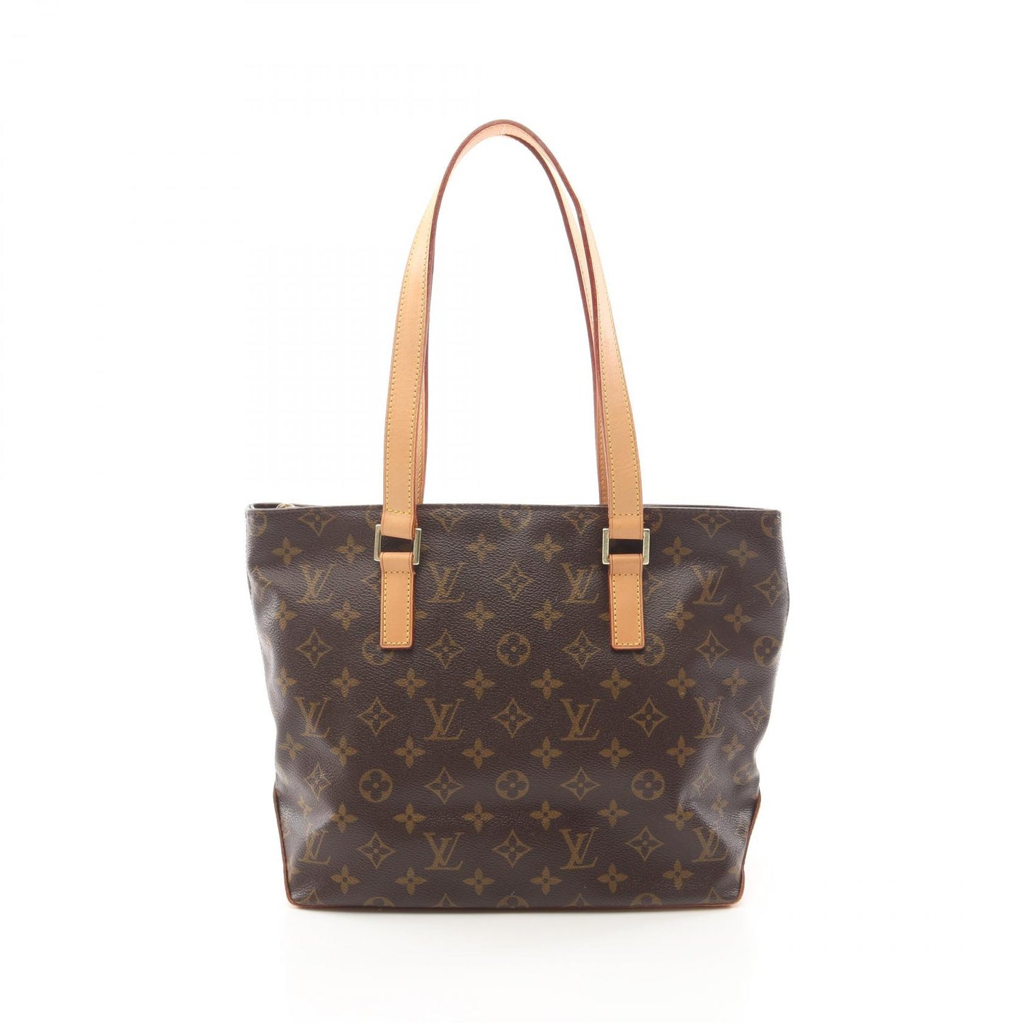 カバピアノ モノグラム ショルダーバッグ PVC レザー ブラウン ルイヴィトン バッグ LOUIS VUITTON