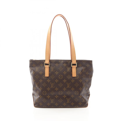 カバピアノ モノグラム ショルダーバッグ PVC レザー ブラウン ルイヴィトン バッグ LOUIS VUITTON