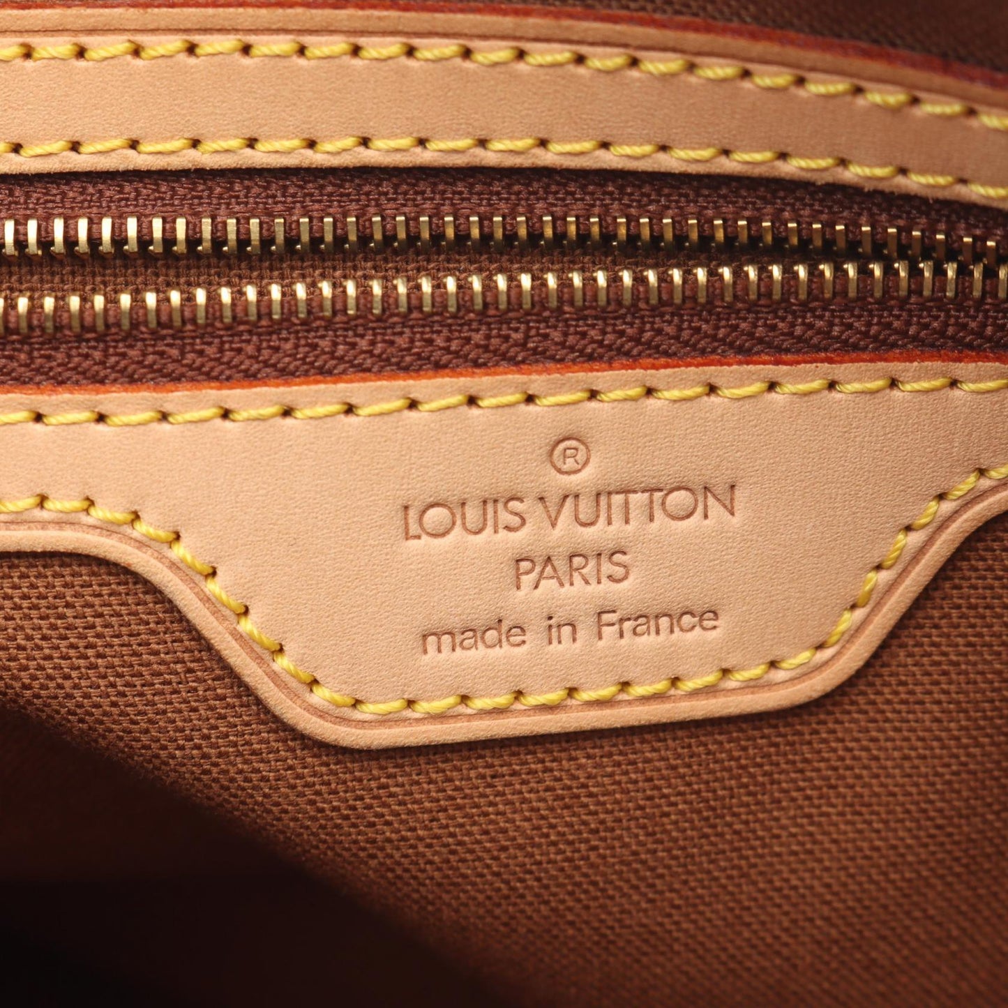 カバピアノ モノグラム ショルダーバッグ PVC レザー ブラウン ルイヴィトン バッグ LOUIS VUITTON