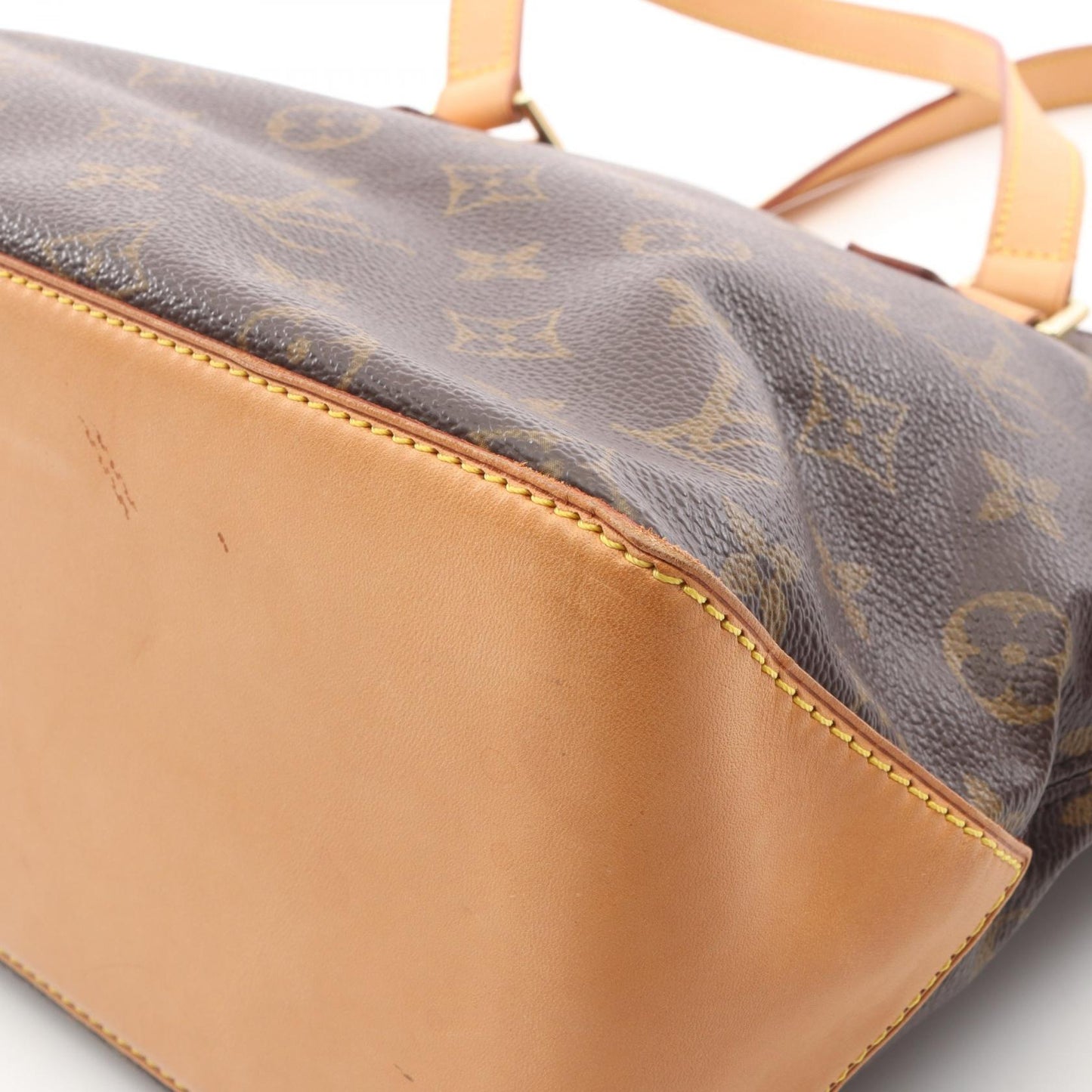 カバピアノ モノグラム ショルダーバッグ PVC レザー ブラウン ルイヴィトン バッグ LOUIS VUITTON