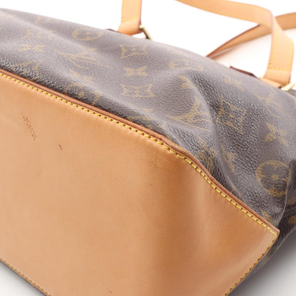 カバピアノ モノグラム ショルダーバッグ PVC レザー ブラウン ルイヴィトン バッグ LOUIS VUITTON