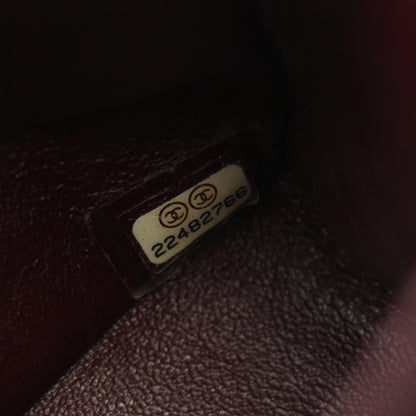 マトラッセ Wフラップ Wチェーンショルダーバッグ ラムスキン ブラック シルバー金具 シャネル バッグ CHANEL