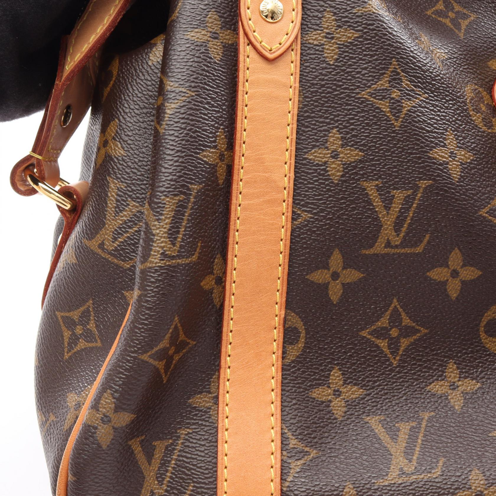 ストレーザPM モノグラム ショルダーバッグ PVC レザー ブラウン ルイヴィトン バッグ LOUIS VUITTON