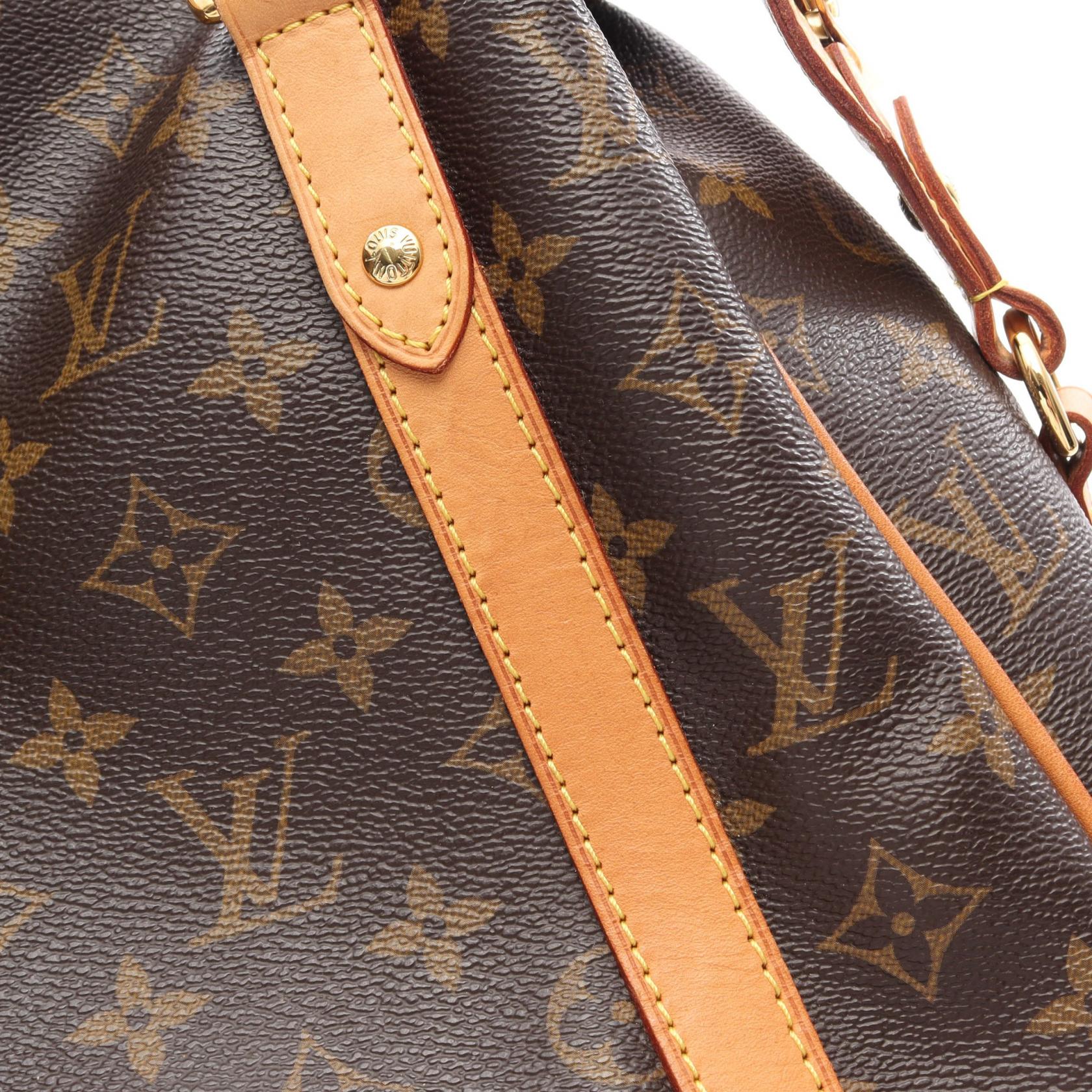 ストレーザPM モノグラム ショルダーバッグ PVC レザー ブラウン ルイヴィトン バッグ LOUIS VUITTON