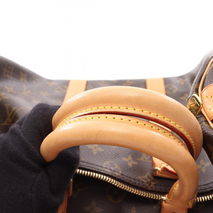 キーポル45 モノグラム ボストンバッグ PVC レザー ブラウン ルイヴィトン バッグ LOUIS VUITTON