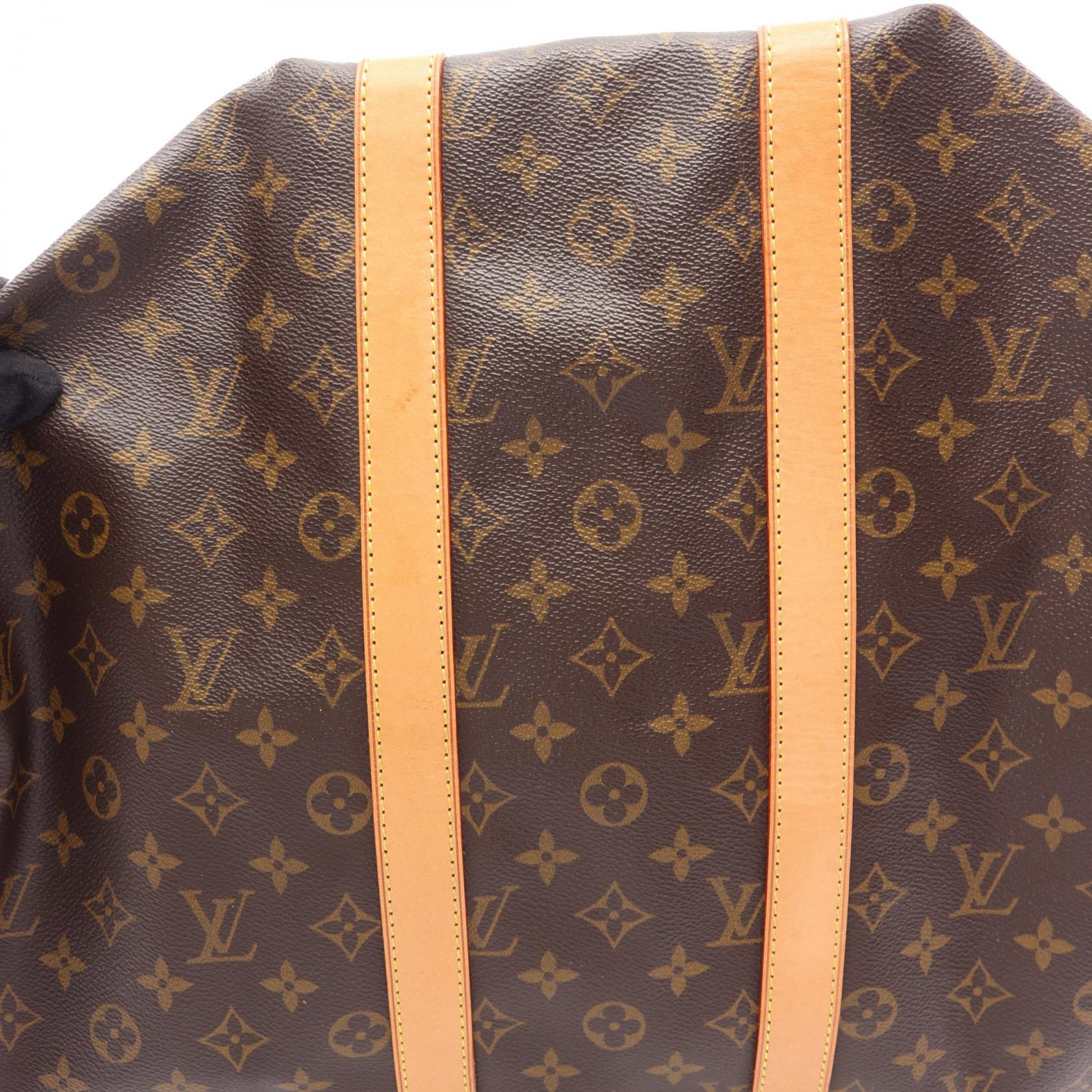 キーポル45 モノグラム ボストンバッグ PVC レザー ブラウン ルイヴィトン バッグ LOUIS VUITTON