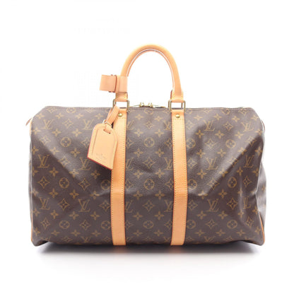 キーポル45 モノグラム ボストンバッグ PVC レザー ブラウン ルイヴィトン バッグ LOUIS VUITTON