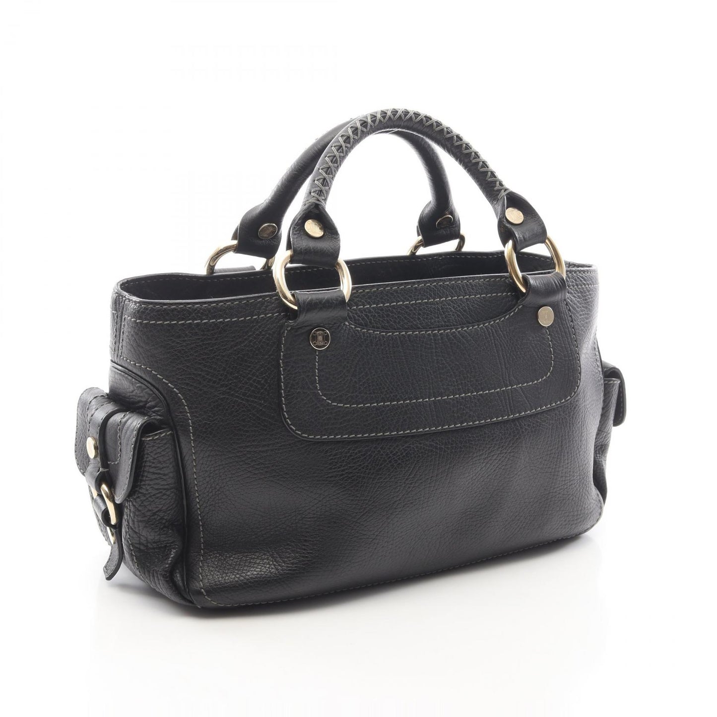 ブギーバッグ ハンドバッグ レザー ブラック セリーヌ バッグ CELINE
