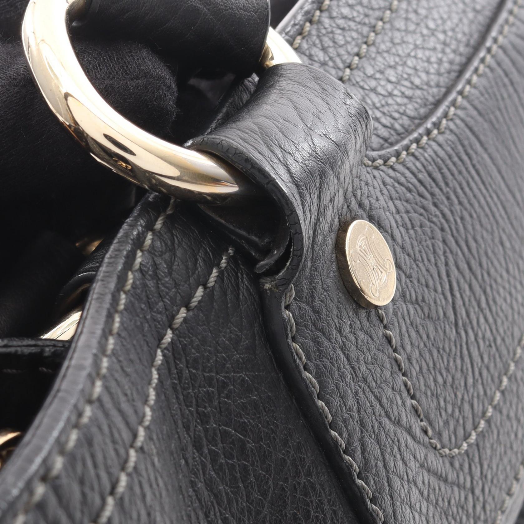 ブギーバッグ ハンドバッグ レザー ブラック セリーヌ バッグ CELINE