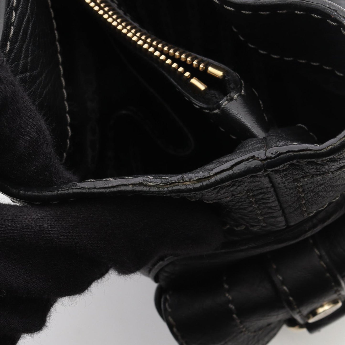ブギーバッグ ハンドバッグ レザー ブラック セリーヌ バッグ CELINE