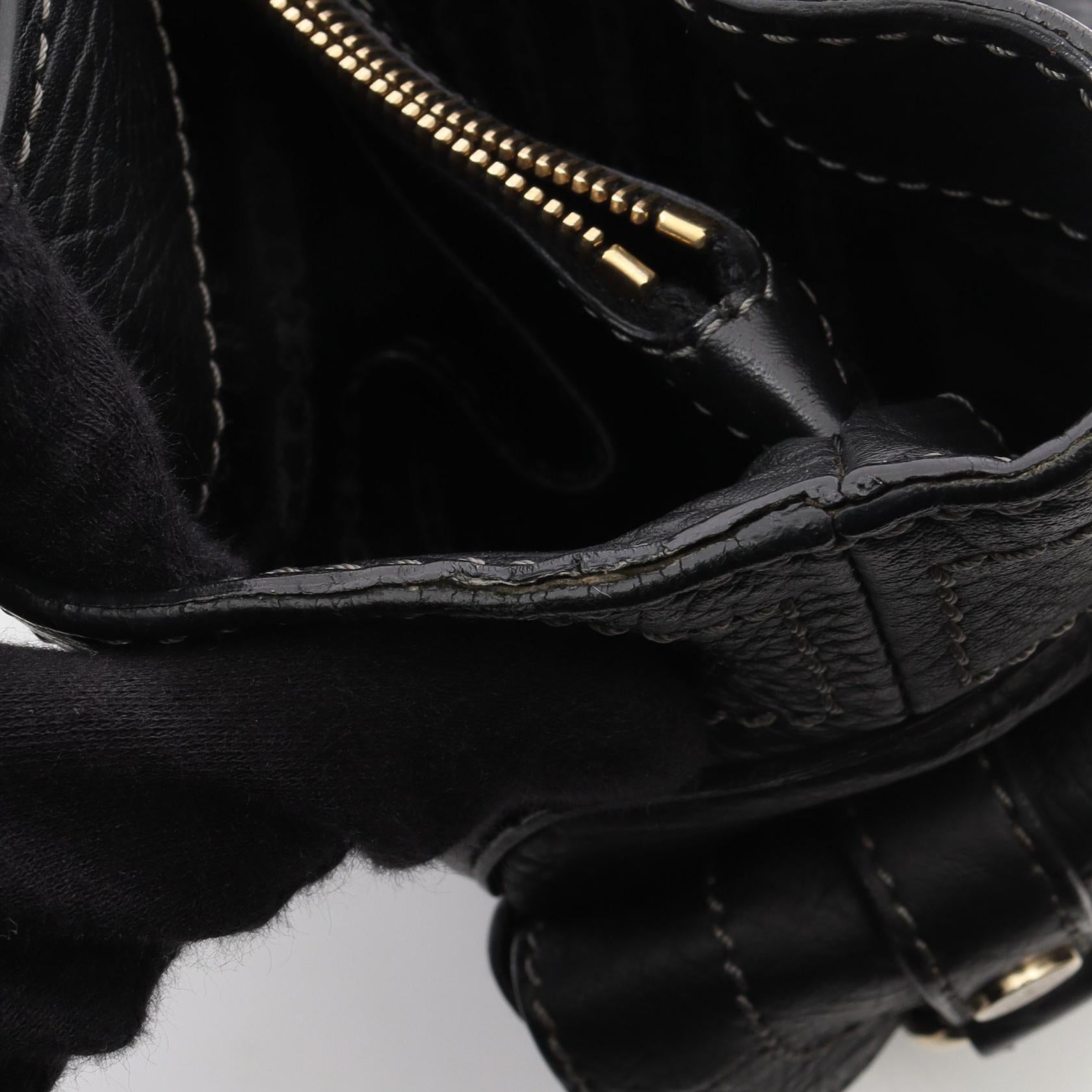 ブギーバッグ ハンドバッグ レザー ブラック セリーヌ バッグ CELINE