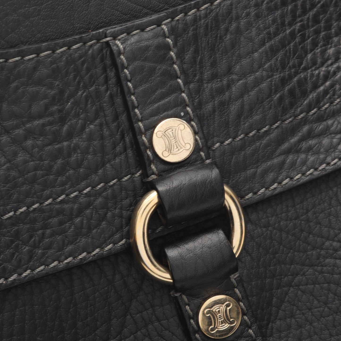 ブギーバッグ ハンドバッグ レザー ブラック セリーヌ バッグ CELINE