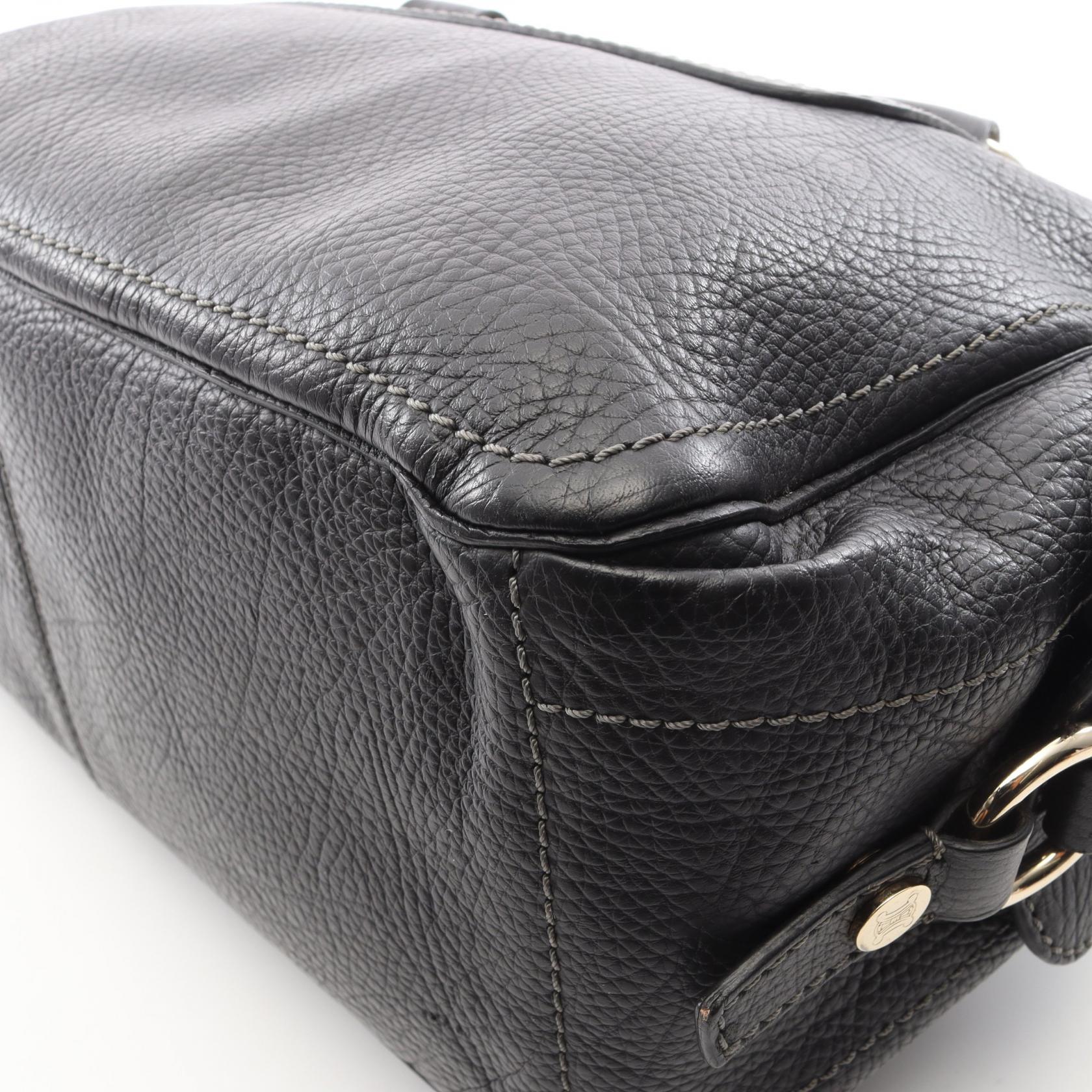 ブギーバッグ ハンドバッグ レザー ブラック セリーヌ バッグ CELINE